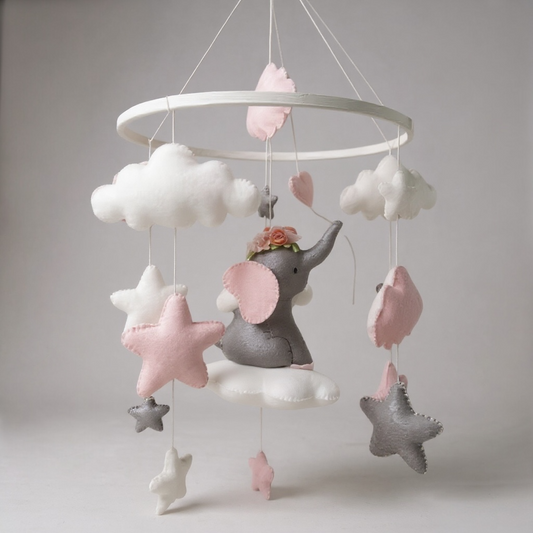 Elephant Dreams Cot Mobile