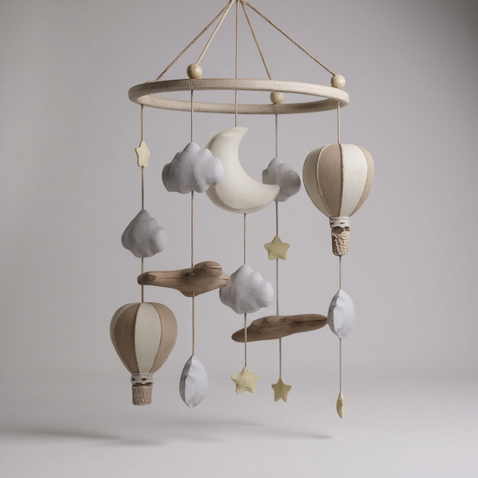 The Night Flight Cot Mobile