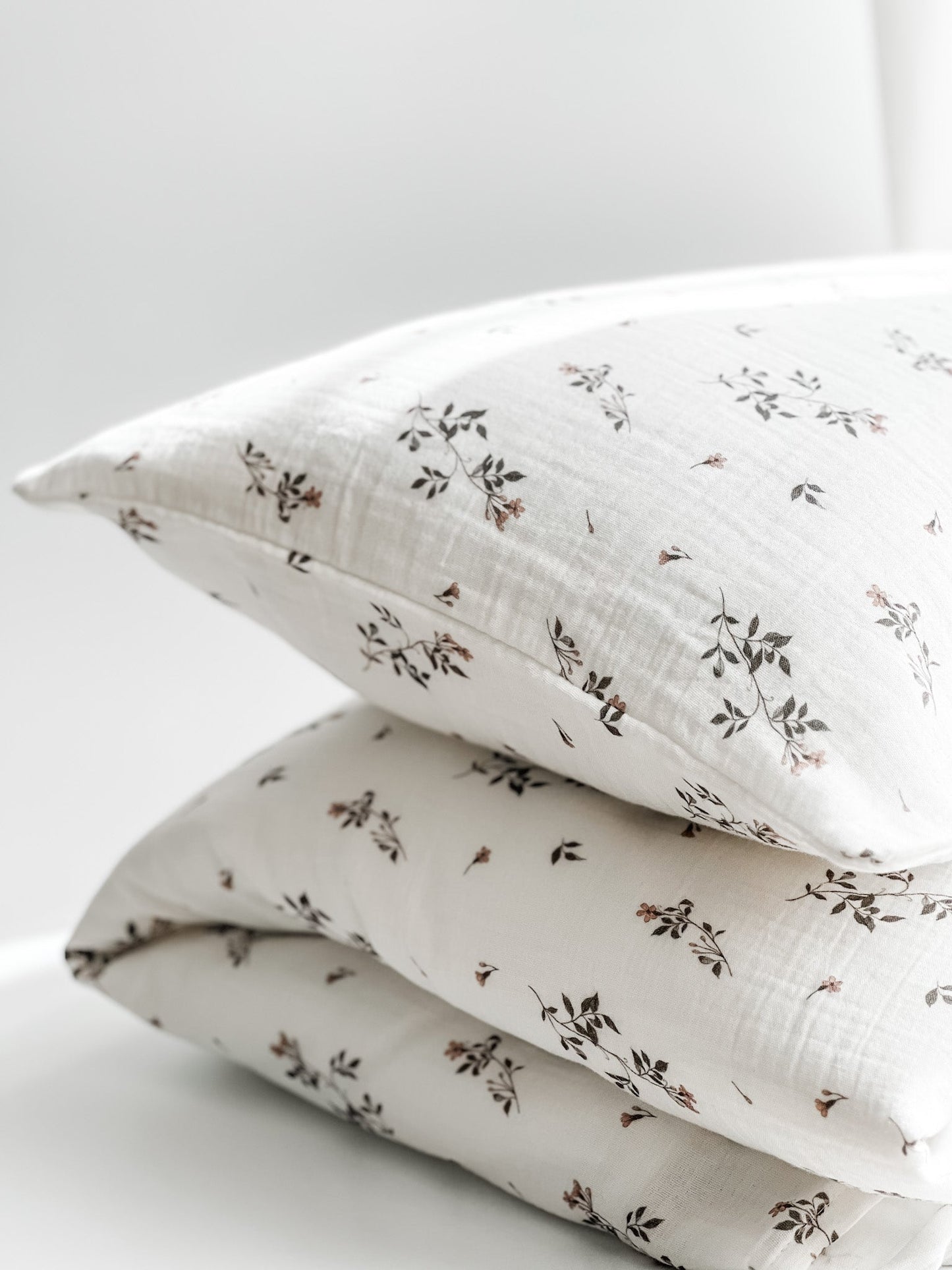 Muslin Cotbed Duvet Set - Jasmine Rose