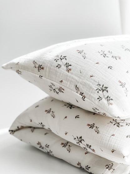 Muslin Cotbed Duvet Set - Jasmine Rose