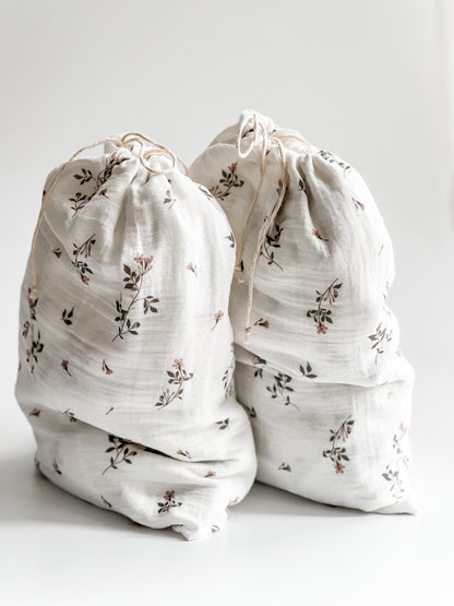 Muslin Cotbed Duvet Set - Jasmine Rose