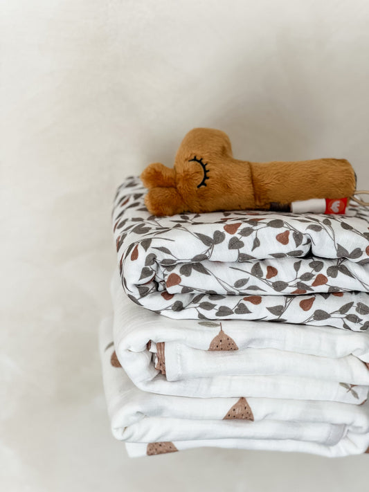 Baby Blanket - Muslin Swaddle - Lemons