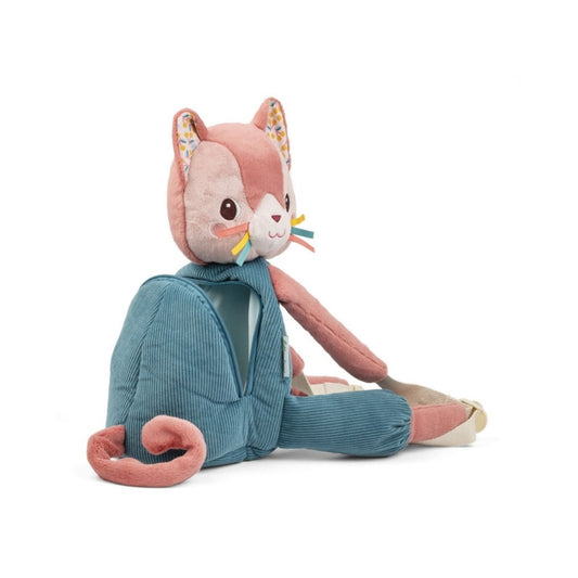 Sac à dos peluche Lilliputiens - Chat Jeanne