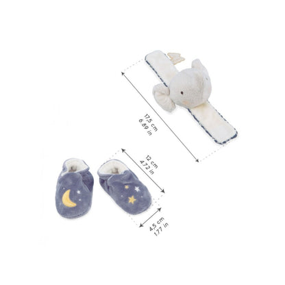 Kaloo Rattle & Slippers - Elephant