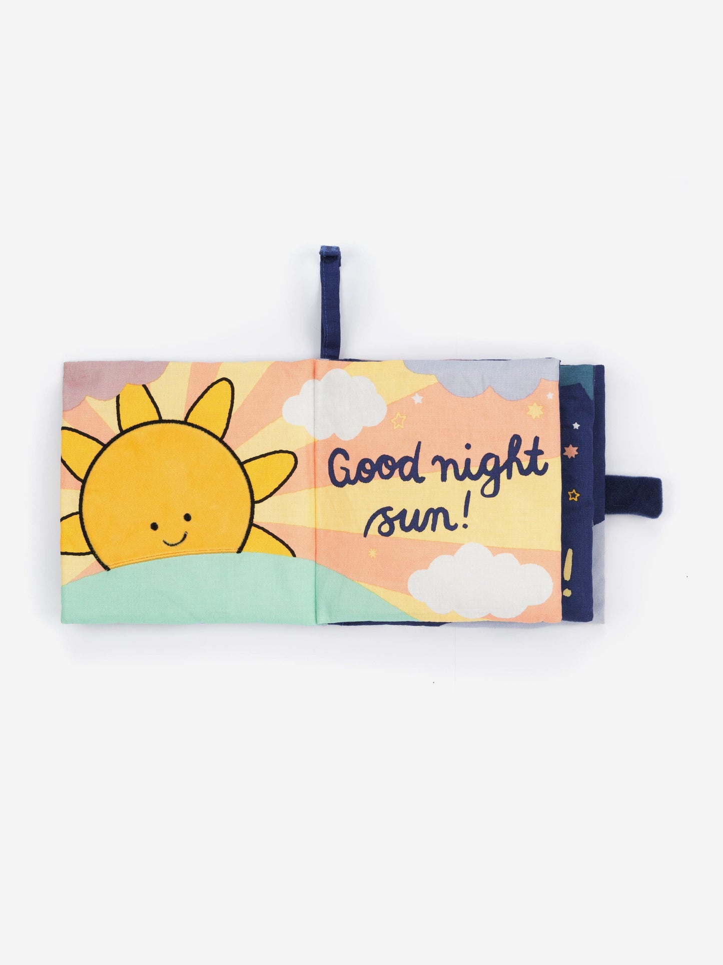 Jellycat Hello Moon Fabric Book in Blue
