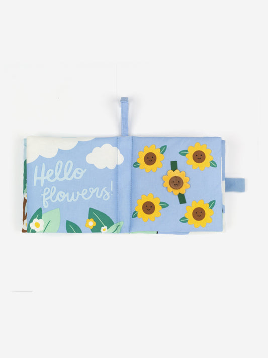 Jellycat Hello Sun Fabric Book in Blue