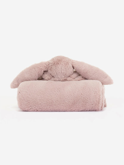 Jellycat Bashful Luxe Rosa Bunny Blanket in Purple (70 CM)