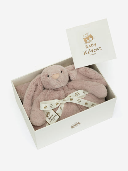 Jellycat Bashful Luxe Rosa Bunny Blanket in Purple (70 CM)