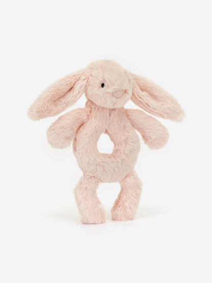 Jellycat Bashful Blush Bunny Ring Rattle in Pink (18 CM)