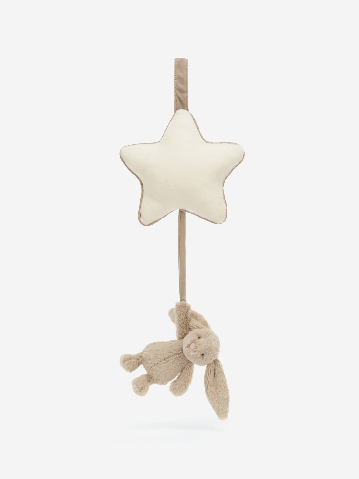 Jellycat Bashful Beige Bunny Musical Pull in Beige (30 CM)