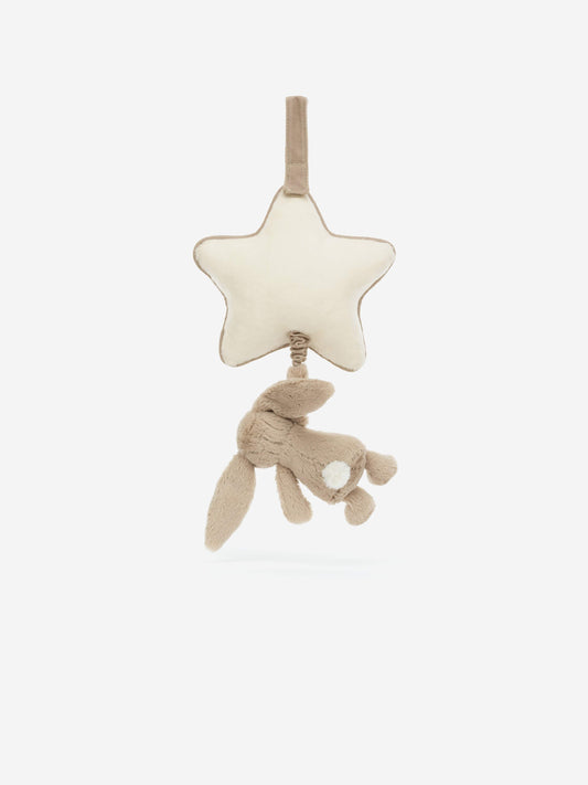 Jellycat Bashful Beige Bunny Musical Pull in Beige (30 CM)