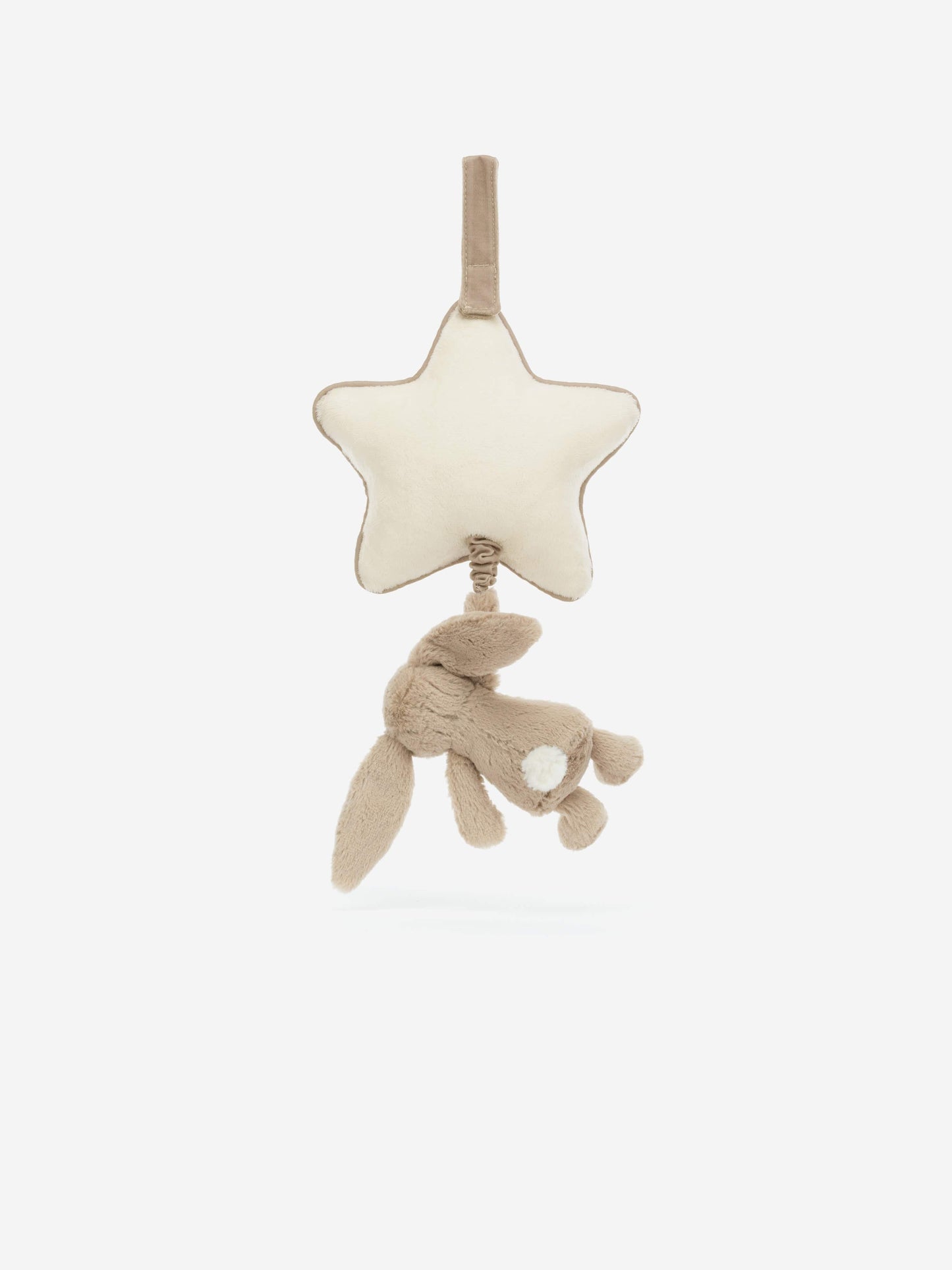 Jellycat Bashful Beige Bunny Musical Pull in Beige (30 CM)