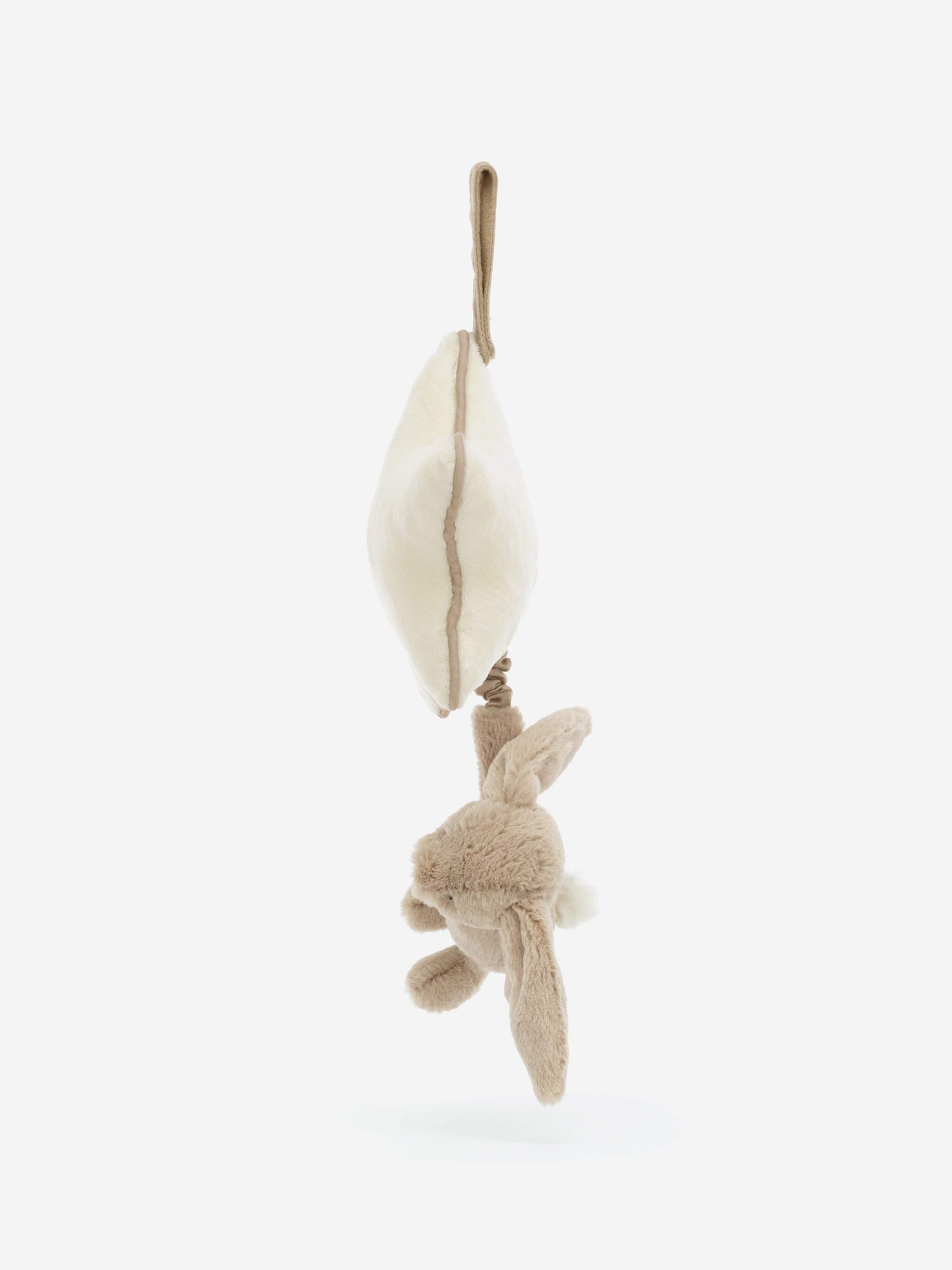 Jellycat Bashful Beige Bunny Musical Pull in Beige (30 CM)