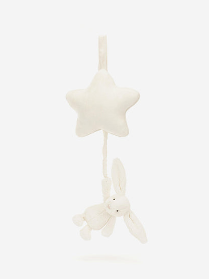 Jellycat Bashful Bunny Musical Pull in White (30 CM)