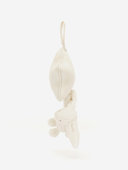 Jellycat Bashful Bunny Musical Pull in White (30 CM)