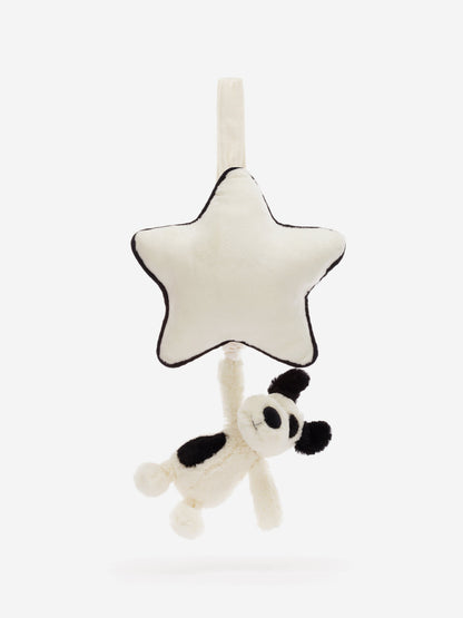 Jellycat Bashful Puppy Musical Pull in White (30 CM)