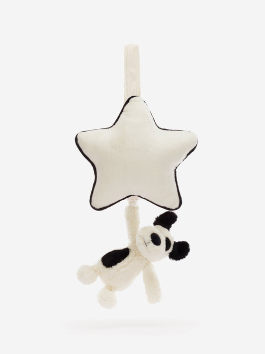 Jellycat Bashful Puppy Musical Pull in White (30 CM)