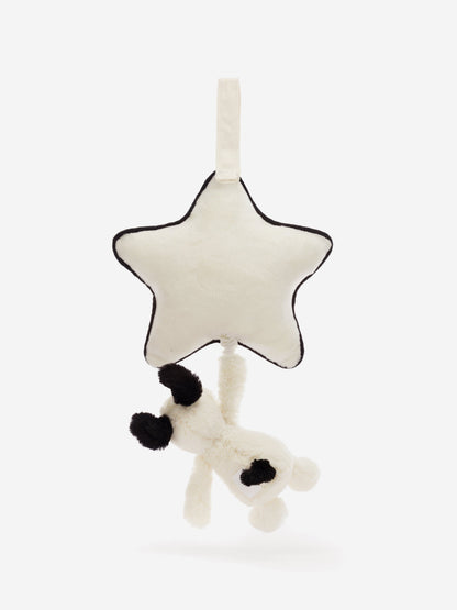 Jellycat Bashful Puppy Musical Pull in White (30 CM)