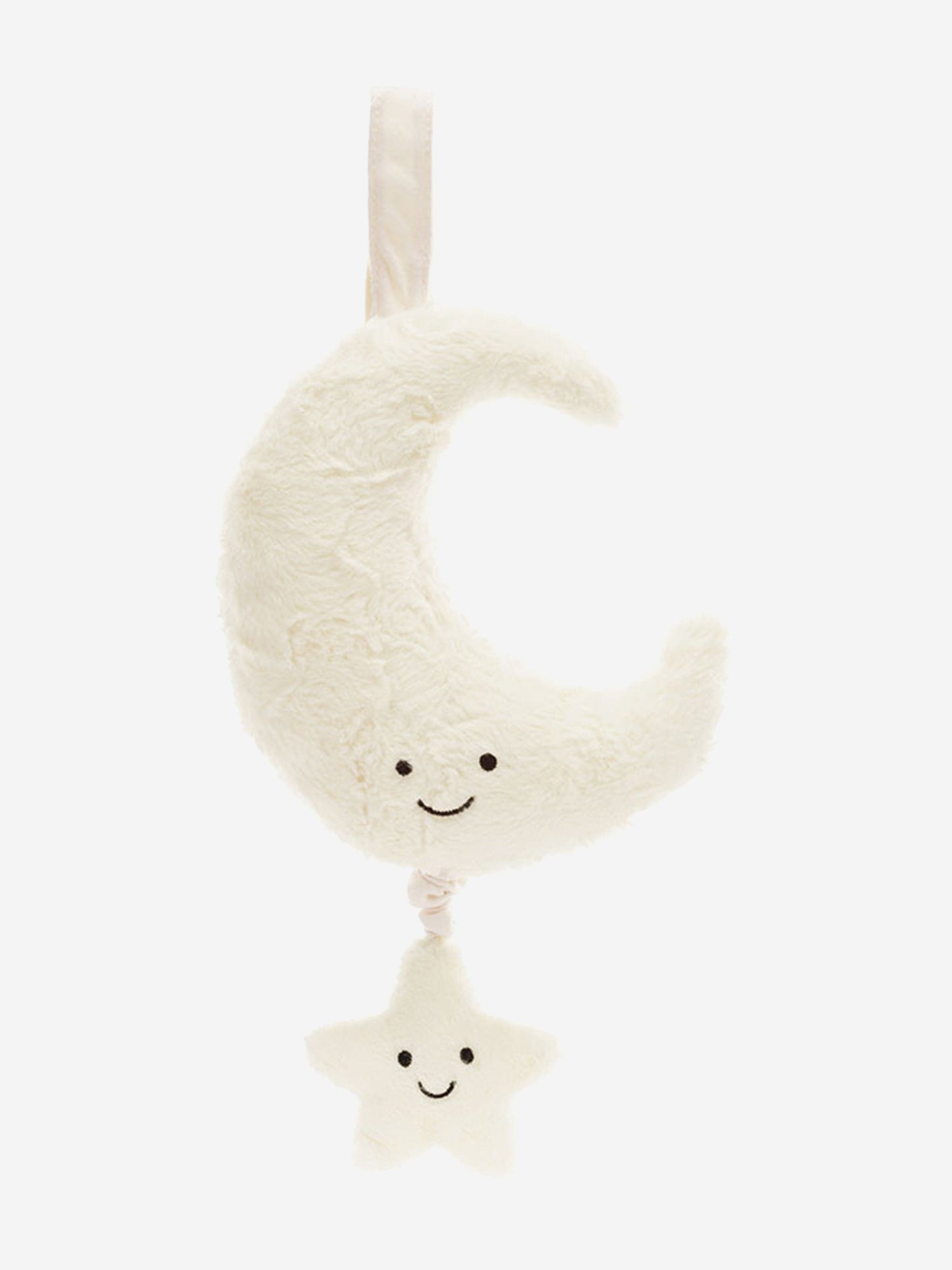 Jellycat Amuseables Moon Musical Pull in White (28 CM)