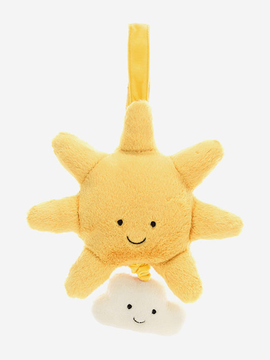 Jellycat Amuseables Sun Musical Pull in Yellow (20 CM)