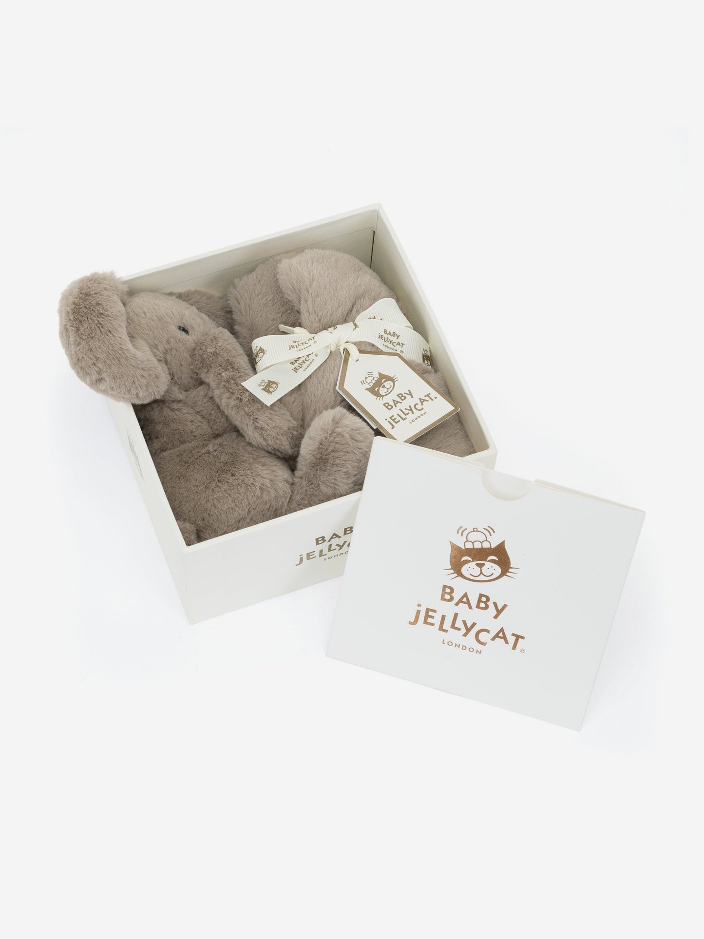 Jellycat Smudge Elephant Soother in Grey (29 CM)
