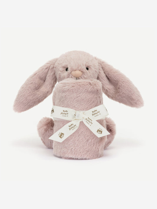 Jellycat Bashful Luxe Rosa Bunny Soother in Purple (34 CM)