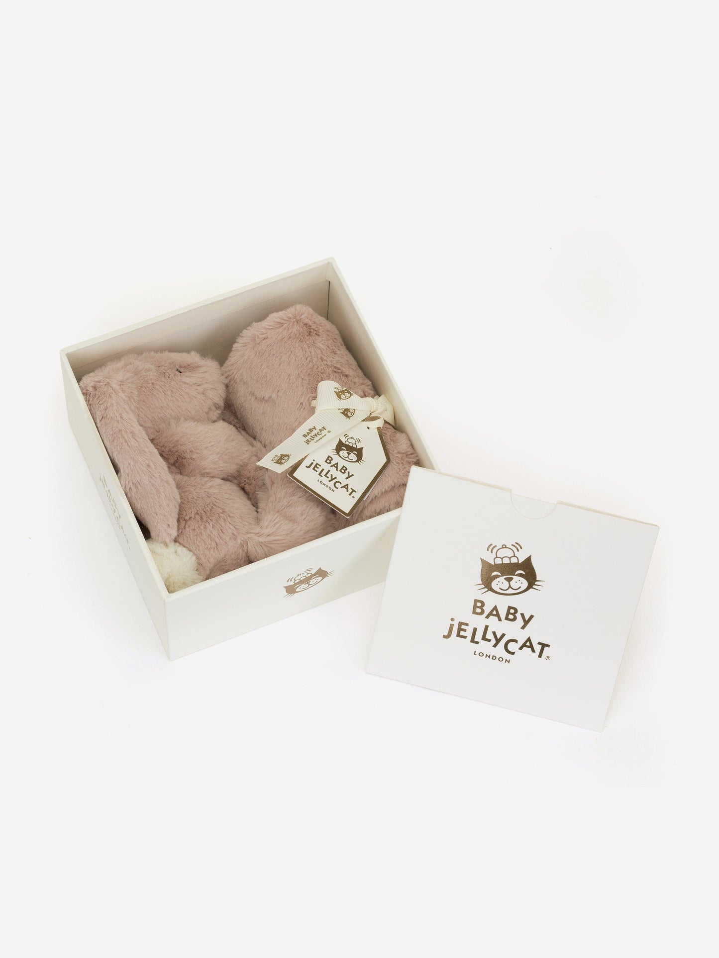 Jellycat Bashful Luxe Rosa Bunny Soother in Purple (34 CM)