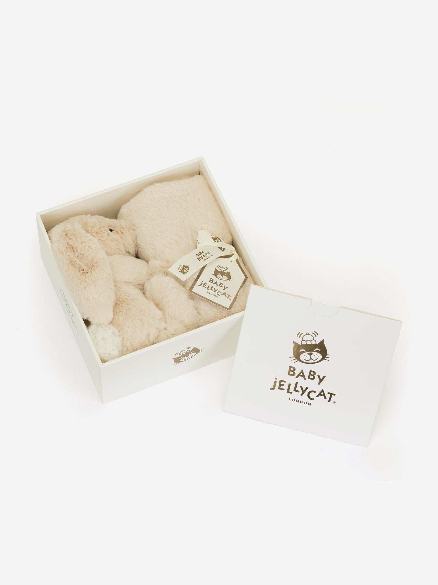 Jellycat Bashful Luxe Willow Bunny Soother in Ivory (34 CM)