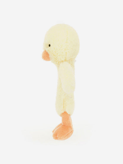 Bashful Duckling Ring Rattle in Yellow (18cm)