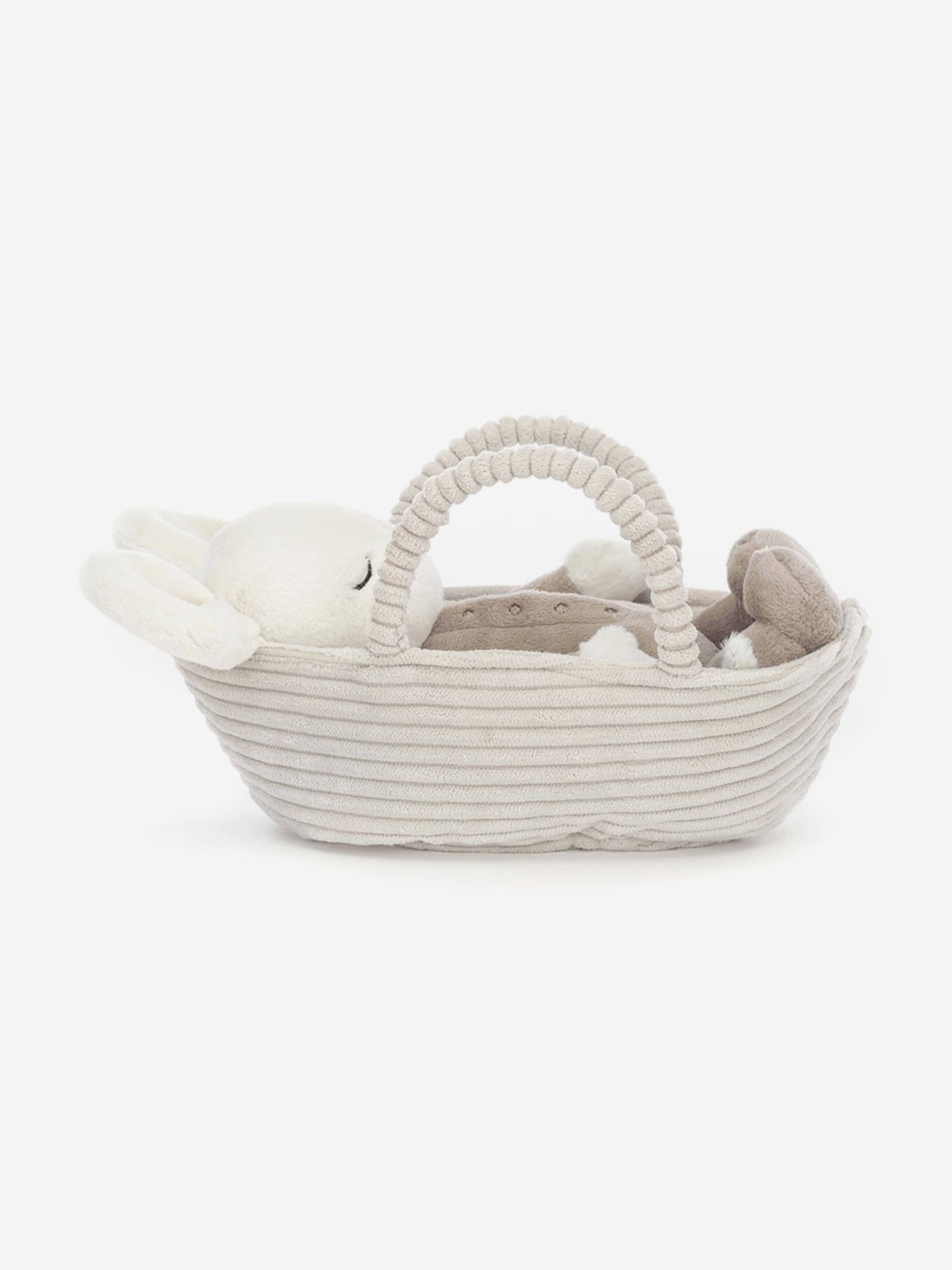 Rock-a-Bye Mouse in Ivory (20cm)