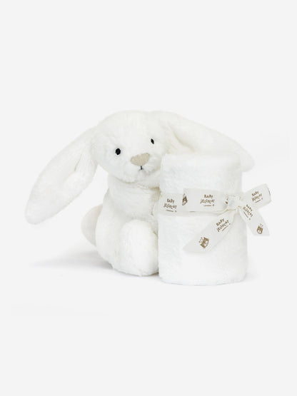 Bashful Luxe Bunny Luna Soother in White (34cm)