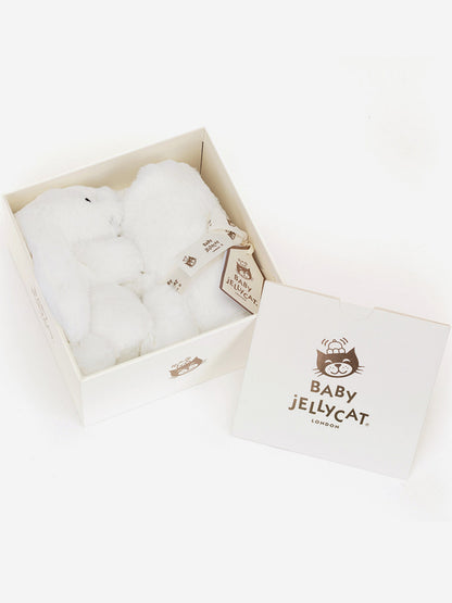 Bashful Luxe Bunny Luna Soother in White (34cm)
