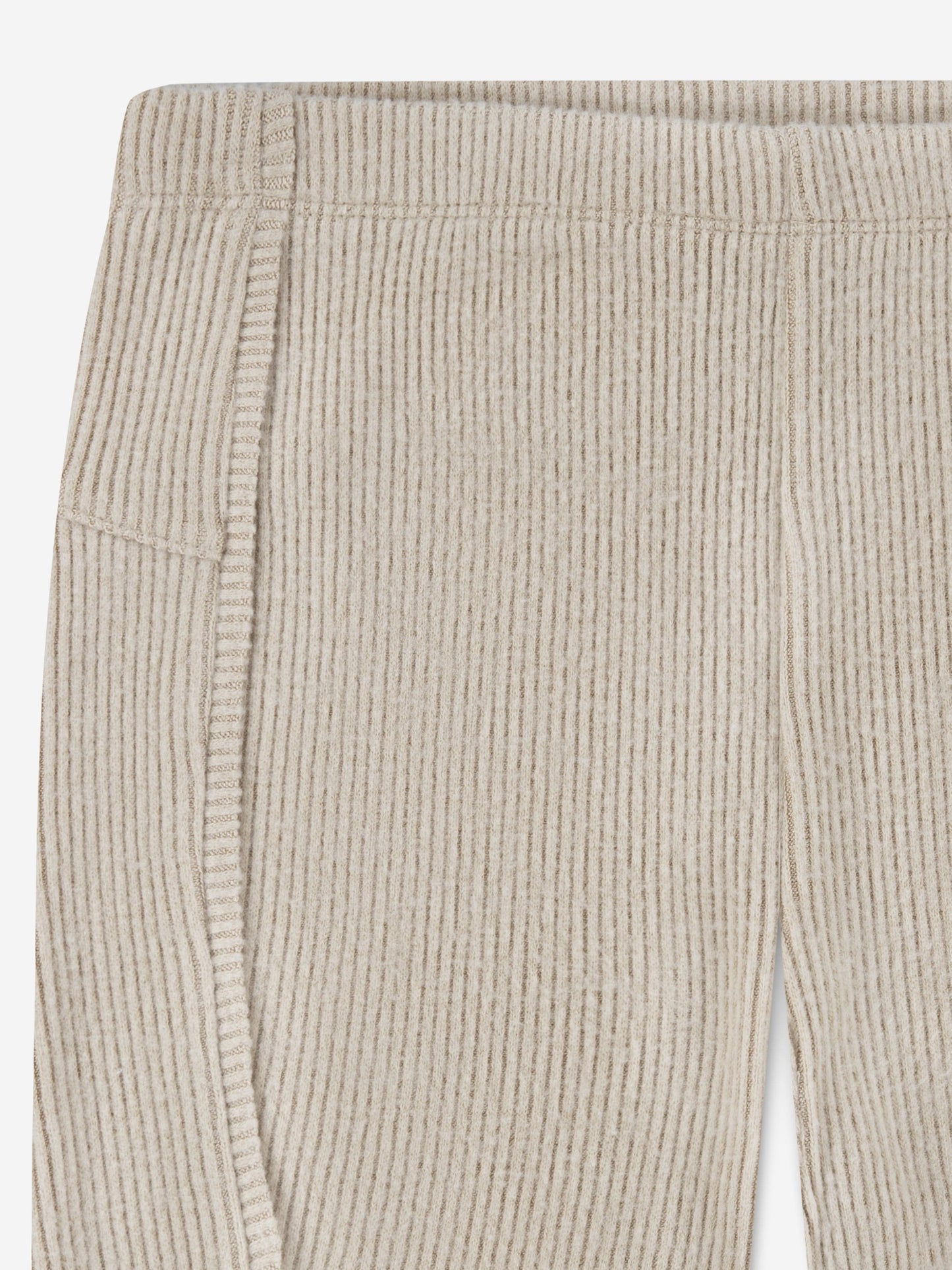 Jordan Girls Ribbed Bike Shorts in Beige