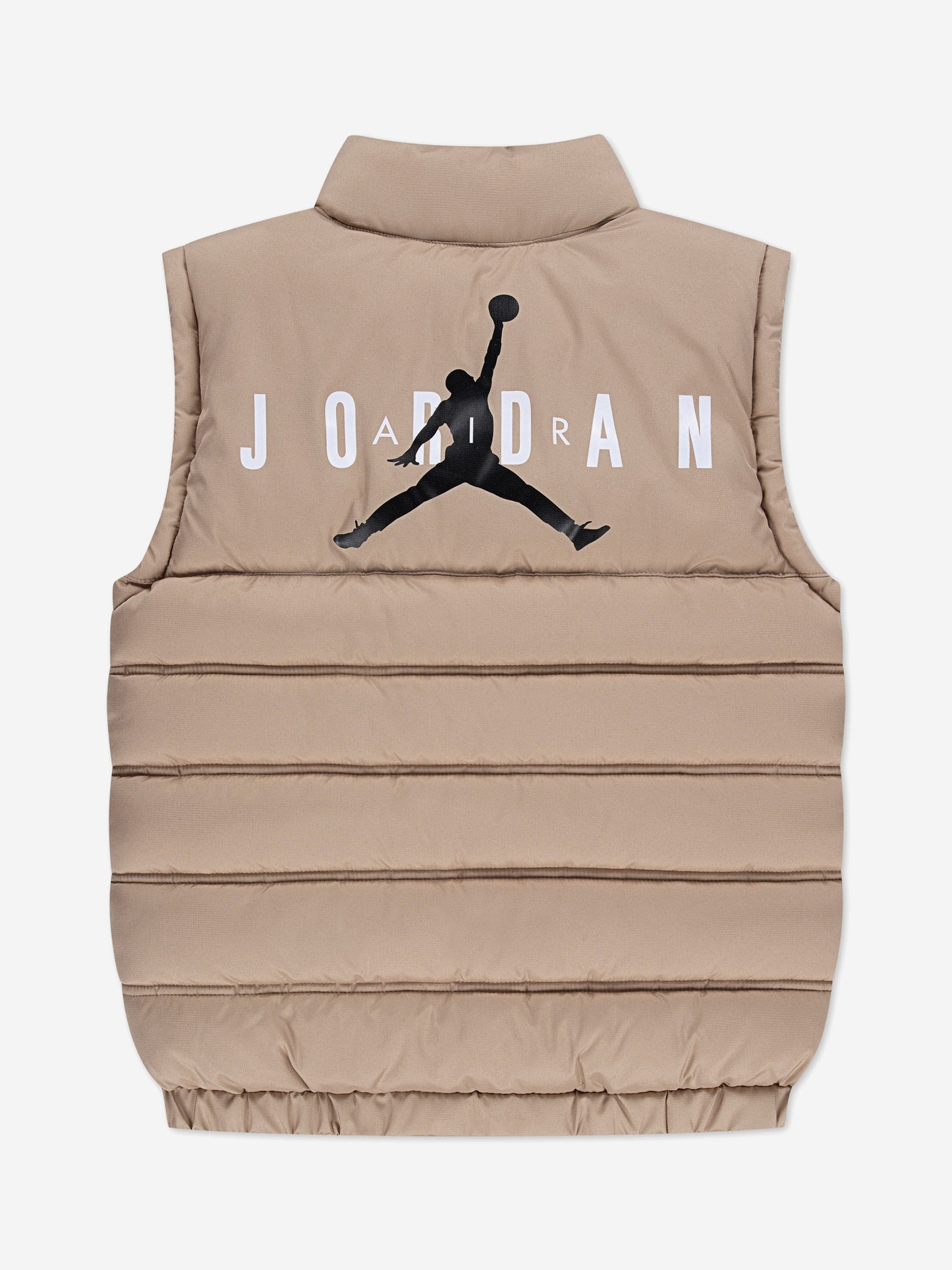 Jordan Boys Puffer Filled Gilet in Beige