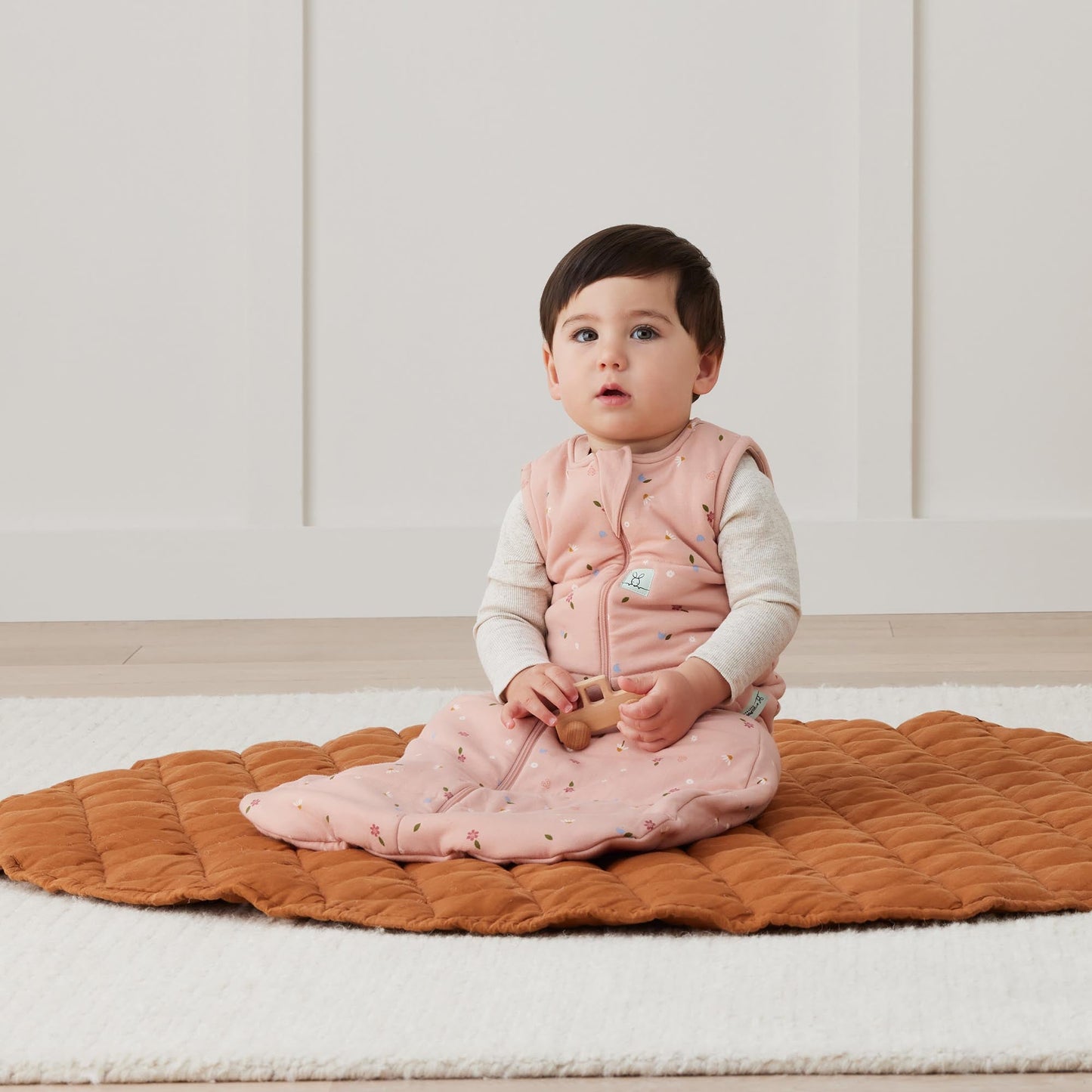 ergoPouch - Organic Winter Jersey Sleeping Bag - Daisy 2.5 TOG