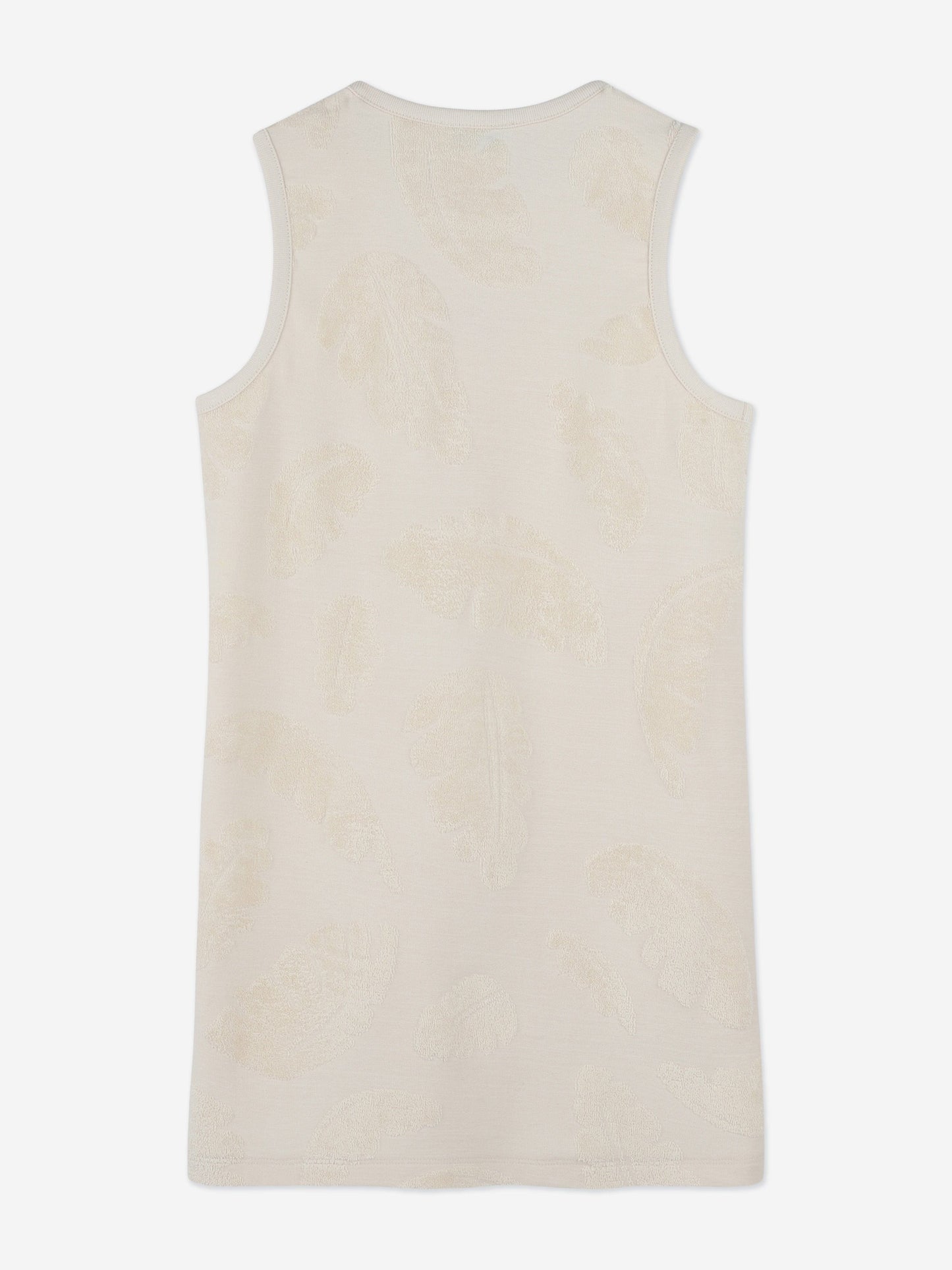 KENZO Girls Logo Tank Dress in Beige
