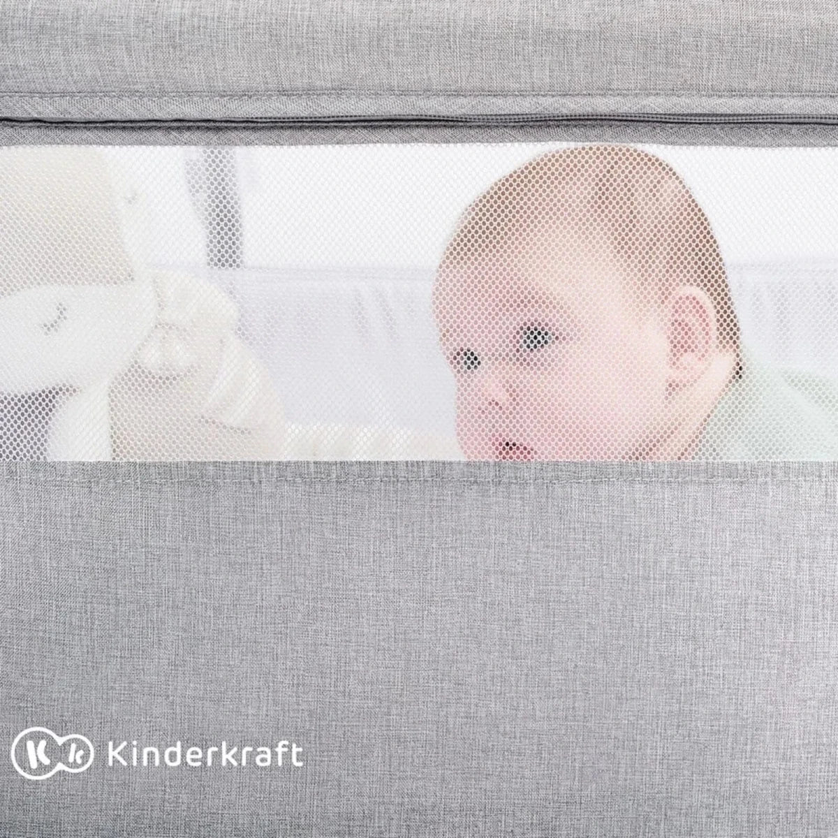 Kinderkraft Nestee Up 2 Bedside Crib - Beige