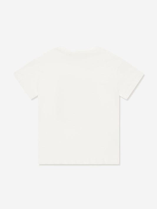 Konges Sløjd Girls Era Flower Basket in T-Shirt in Ivory