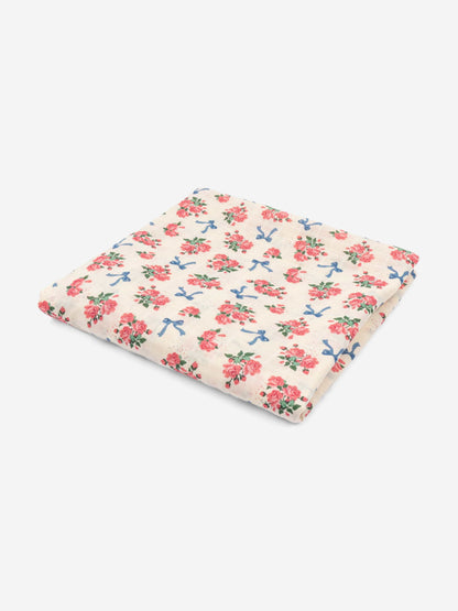 Konges Sløjd Baby Girls Bella Rosita Muslin Swadlle in Ivory (115cm)