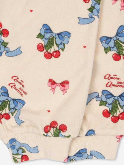 Konges Sløjd Girls Cherry Itty Joggers in Ivory