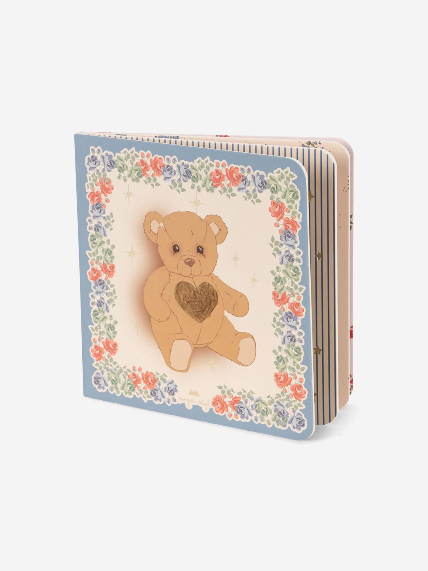Konges Sløjd Touch and Feel Bear Book in Multicolour (15cm)