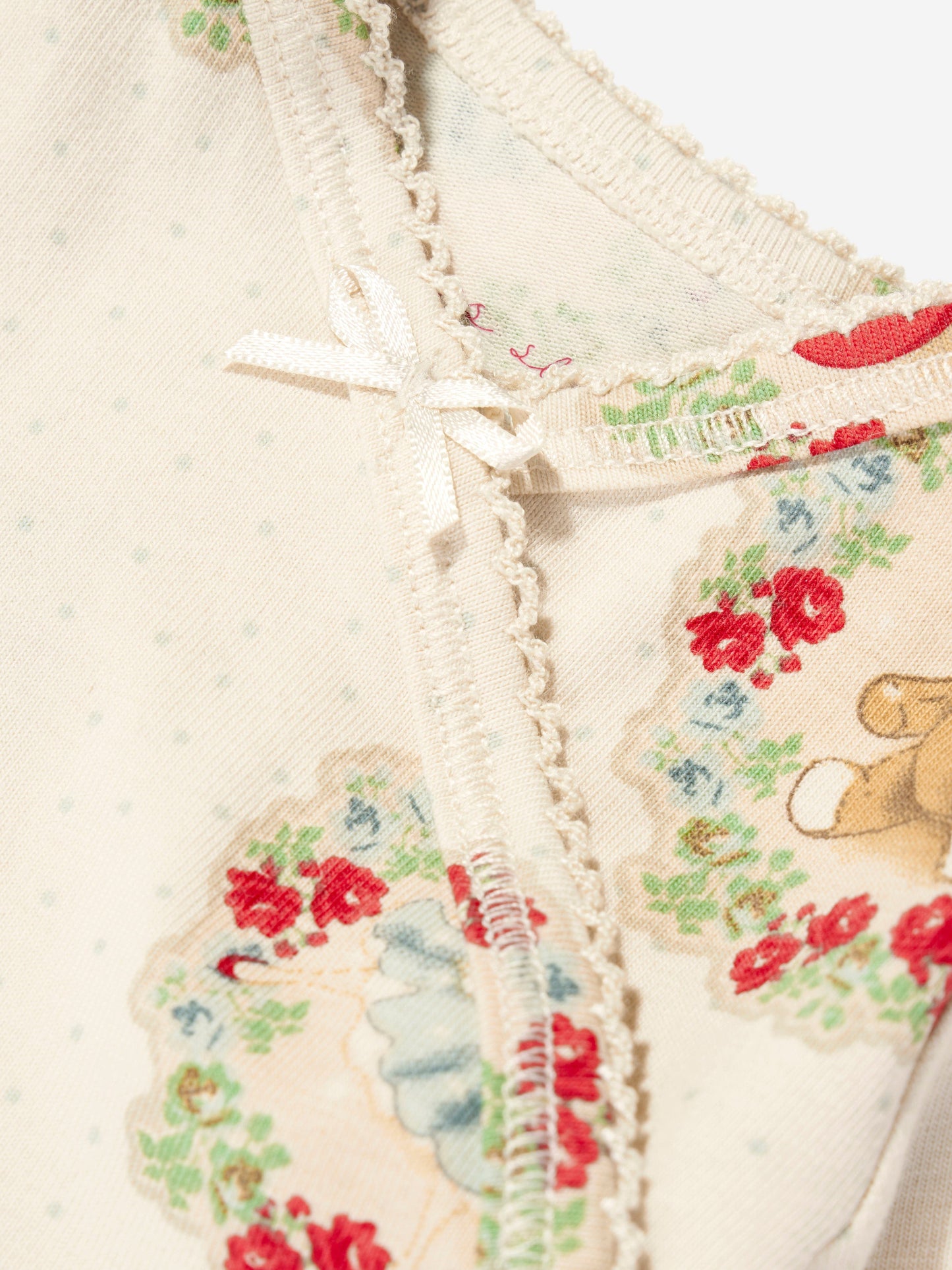 Konges Sløjd Baby Girls Deer Diary Bodysuit Set in Ivory