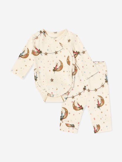 Konges Sløjd Baby Luna Bodysuit Set in Ivory