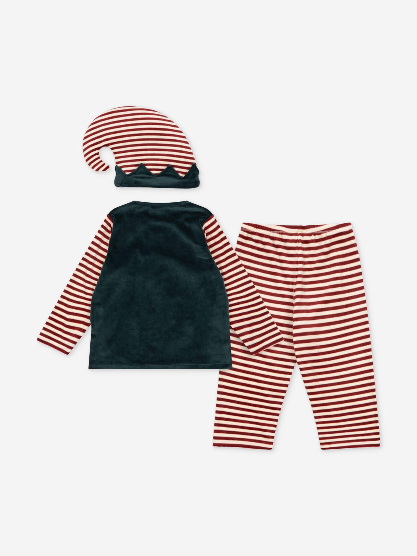 Konges Sløjd Kids Christmas Elf Costume in Green