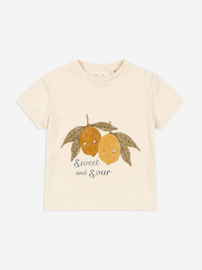 Konges Sløjd Boys Sweet and Sour Famo T-Shirt in Ivory