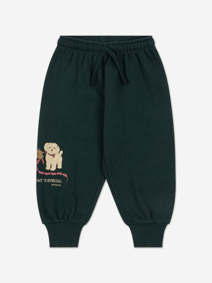 Konges Sløjd Boys Doggy Joggers in Green