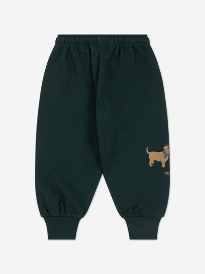 Konges Sløjd Boys Doggy Joggers in Green