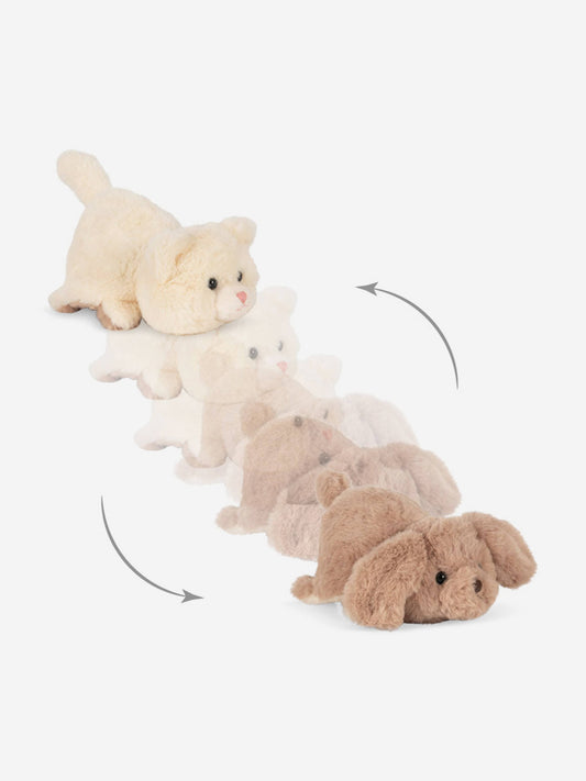 Konges Sløjd Kids Flip Plush Animal in Beige
