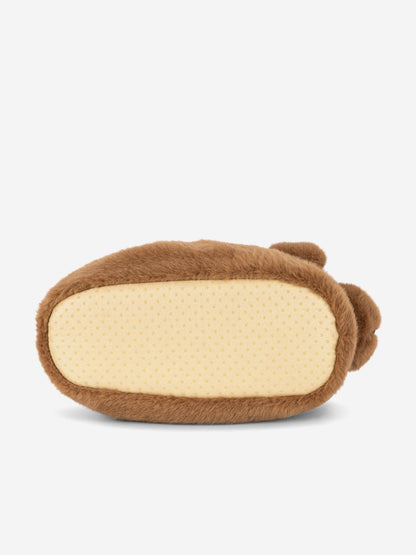 Konges Sløjd Kids Sausage Dog Footies in Brown