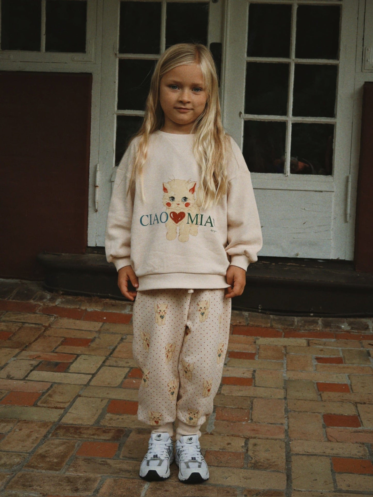 Konges Sløjd Girls Belli Miao Amore Joggers in Pink